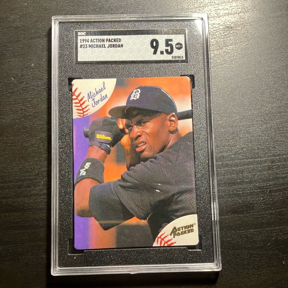 1994 Action Packed Michael Jordan Trading Card #23 SCG 9.5 - Black